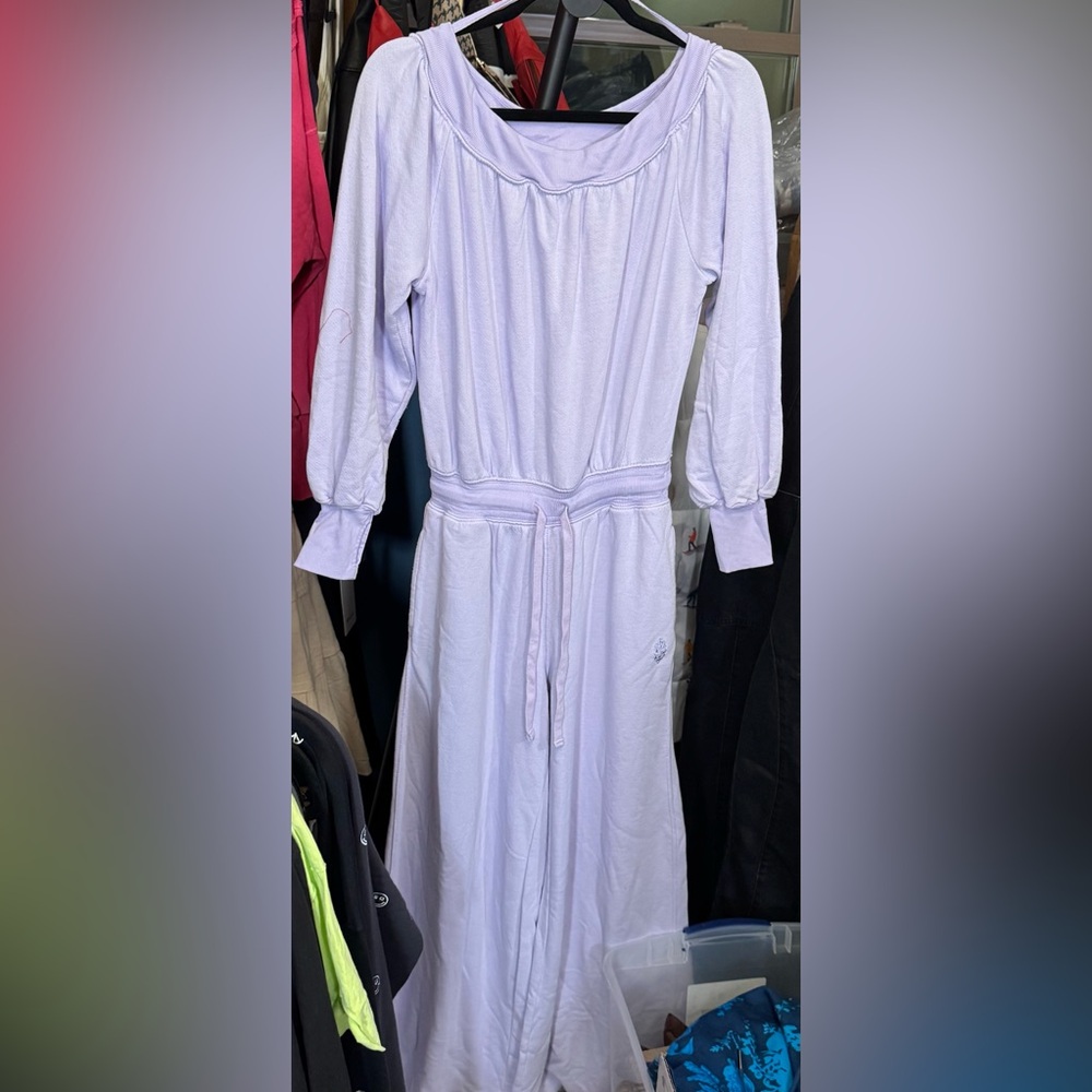 NWT Free People FP Movement One To Beat Onesie - lavender shadow purple - Large - Picture 5 of 7